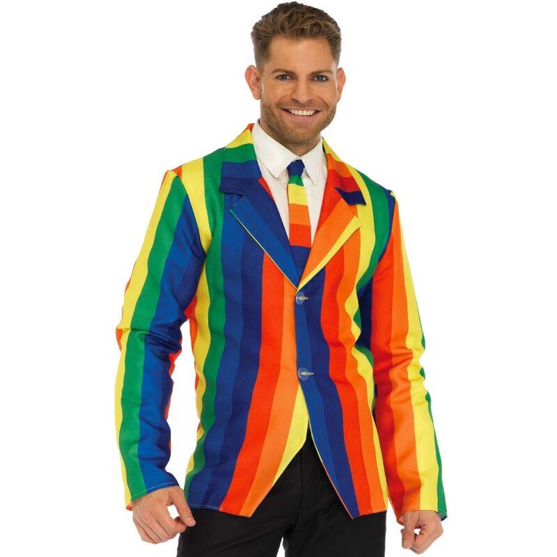 BLAZER + TIE RAINBOW M