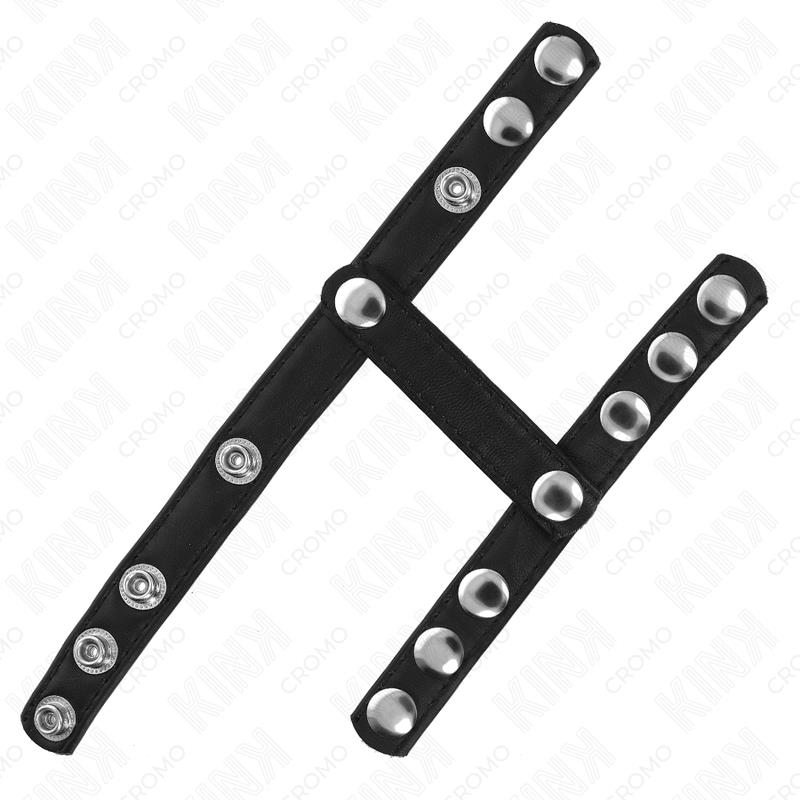 PENIS RING WITH 3 ADJUSTABLE BALL SPLITTER STRAPS