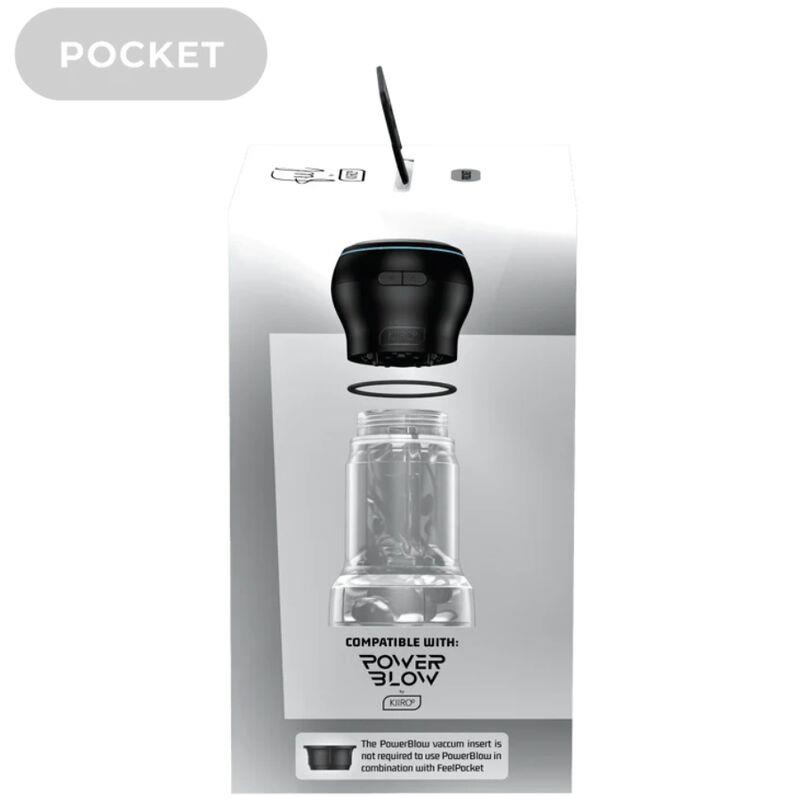 FEEL POCKET STROKER CRYSTAL BY KIIROO TRANSPARENT