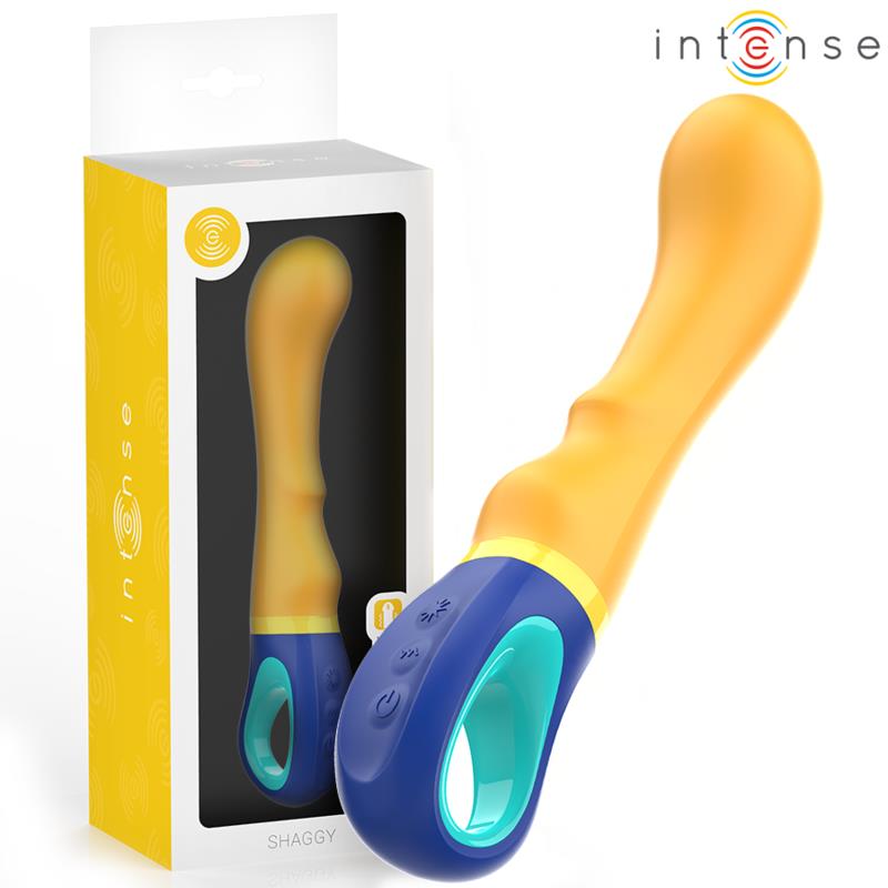 SHAGGY G-SPOT VIBRATOR YELLOW
