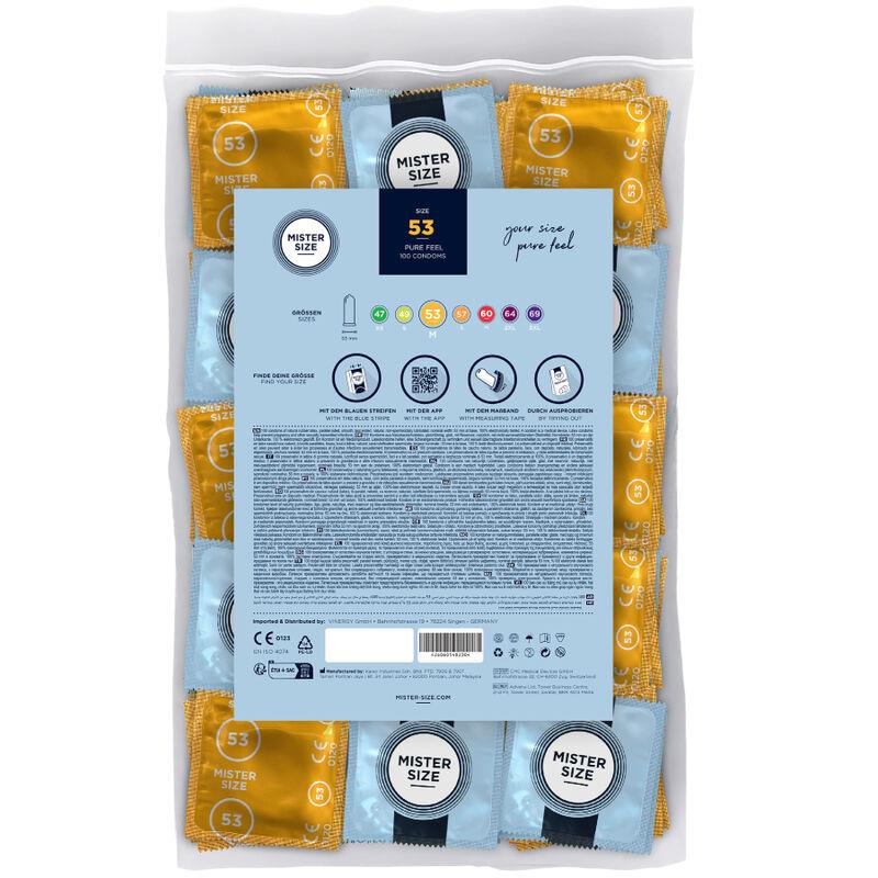 CONDOM SIZE M 53 MM (100 UNITS)