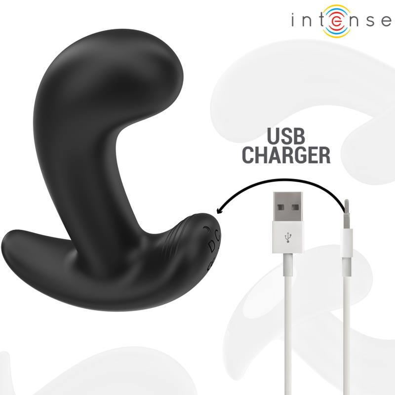 CHANDLER ANAL PLUG 10 VIBRATIONS BLACK REMOTE CONTROL