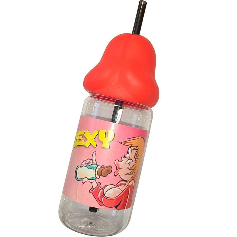 PENIS SHAPED 360 ML BABY BOTTLE RED