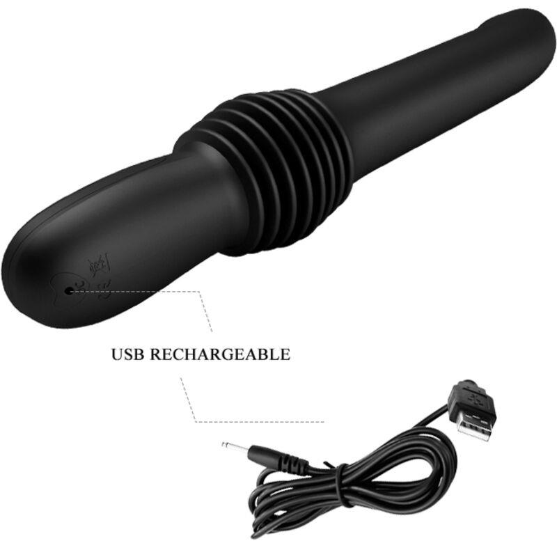 PAZUZU VIBRATOR 3 MODA POTISKA CRNI