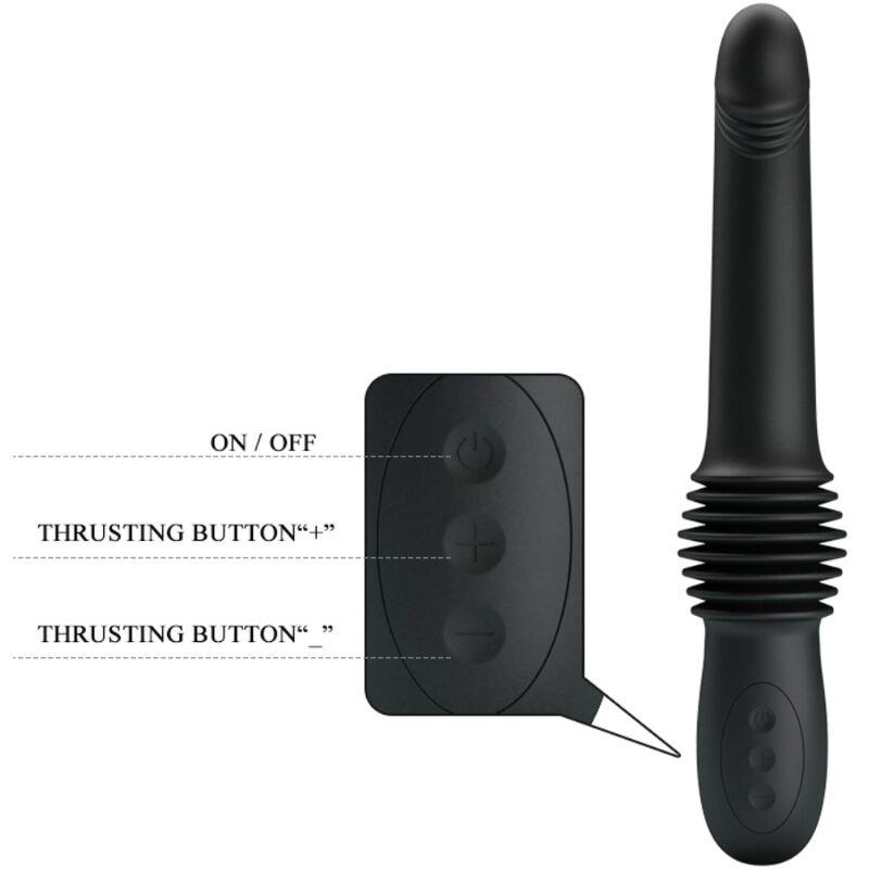 PAZUZU VIBRATOR 3 MODA POTISKA CRNI