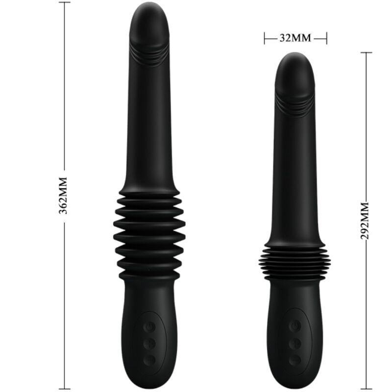 PAZUZU VIBRATOR 3 MODA POTISKA CRNI