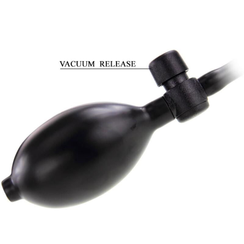 INFLATABLE ANAL PLUG BLACK