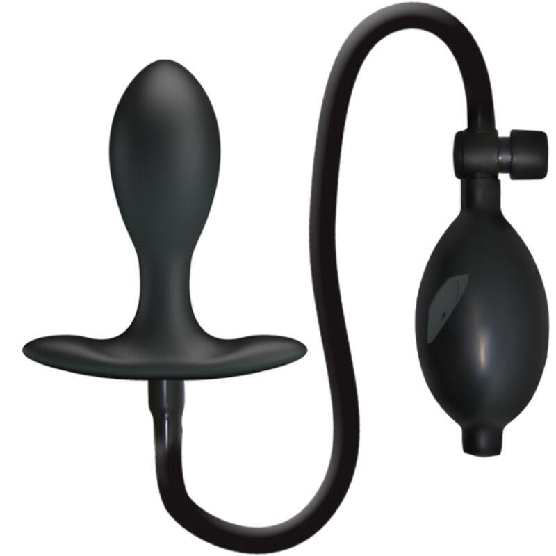 INFLATABLE ANAL PLUG BLACK