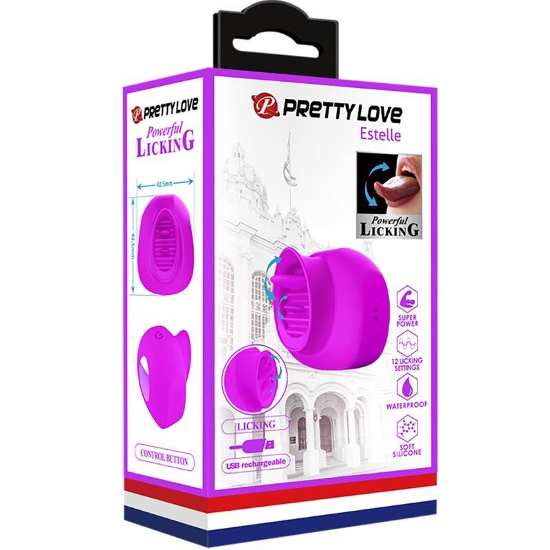 ESTELLE TONGUE CLITORIS STIMULATOR 12 VIBRATIONS PURPLE