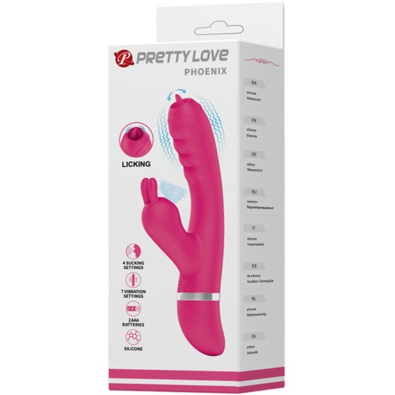 PHOENIX MULTIFUNCTION RABBIT VIBRATOR PINK