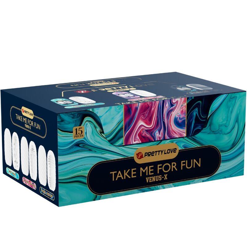 VENUS X 15 SILIKONSKI MUŠKI MASTURBATOR BIJELI