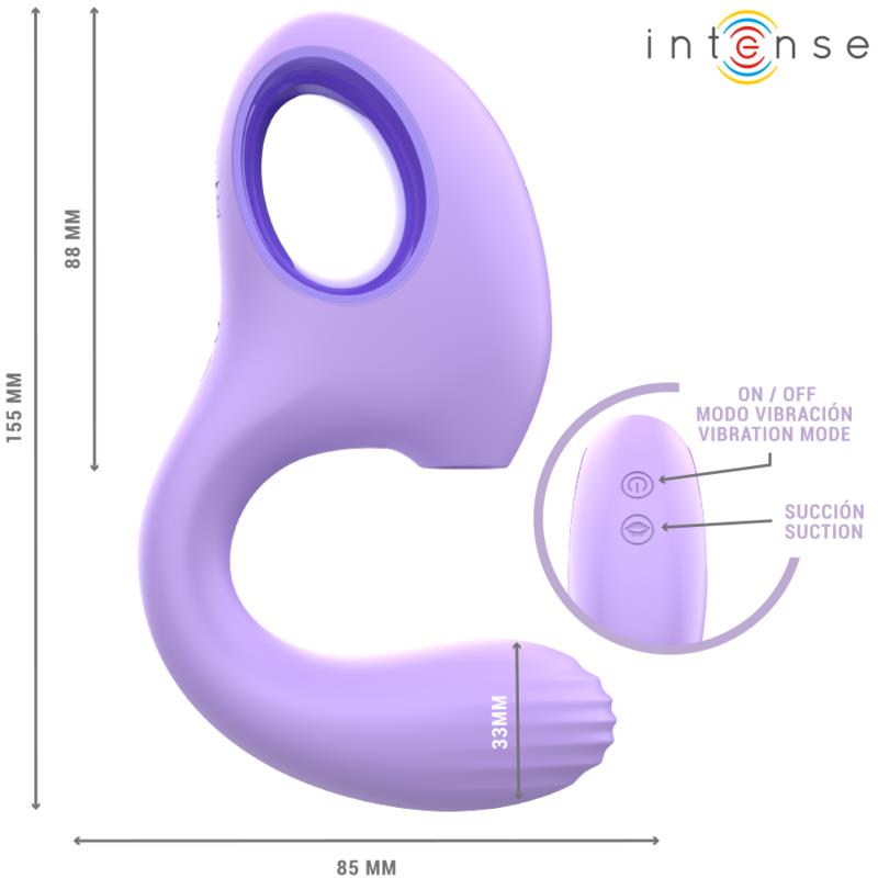 BAXTER VIBRATOR & STIMULATOR VIOLET