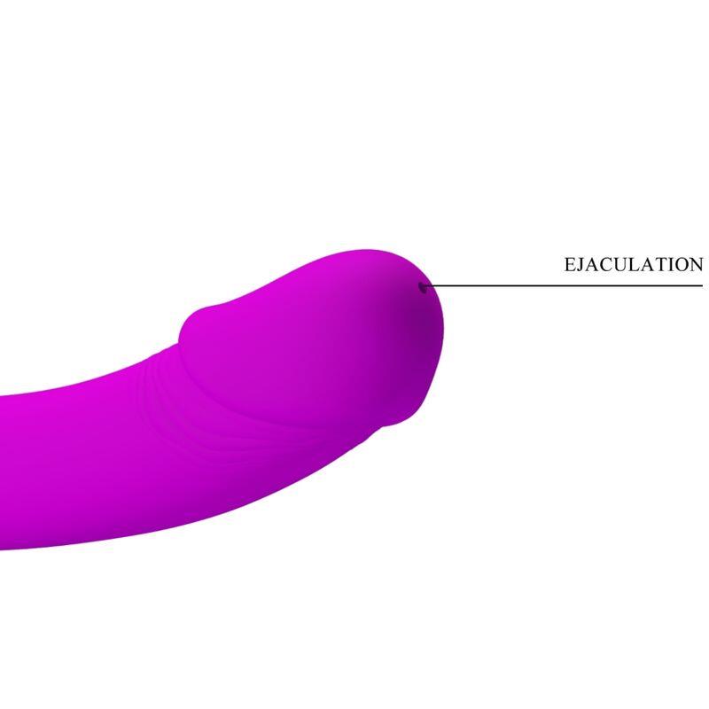 KELPIE DVOJNA STRAP-ON STIMULATOR LJUBIČASTA