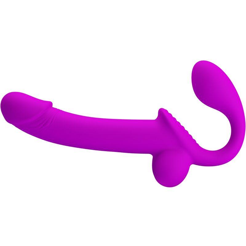 KELPIE DVOJNA STRAP-ON STIMULATOR LJUBIČASTA