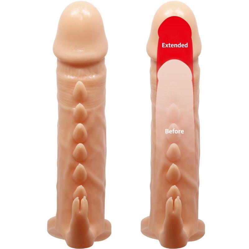 EMMIT PENIS SLEEVE + CLITORIS STIMULATOR FLESH