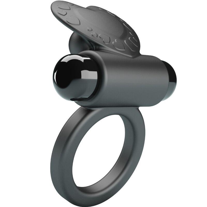 DEBONAIRE VIBRATING RING RABBIT 10 VIBRATIONS BLACK