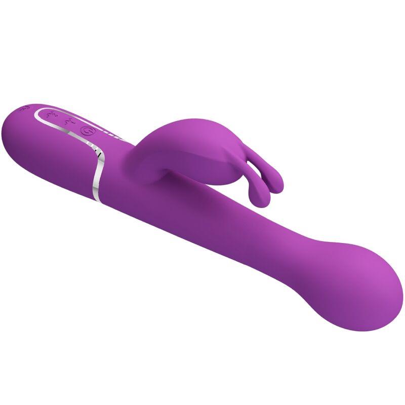 DEJON 3 IN 1 MULTIFUNCTION RABBIT VIBRATOR  PURPLE