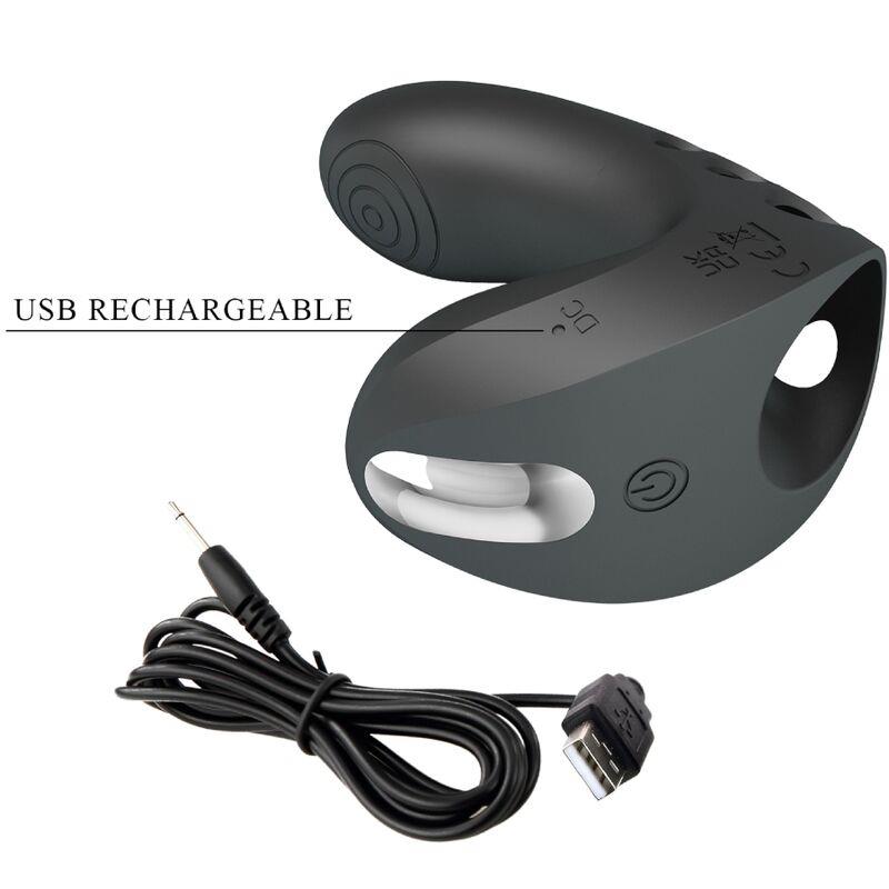 CAMELIA FINGER VIBRATOR 7 VIBRACIJ ČRNA