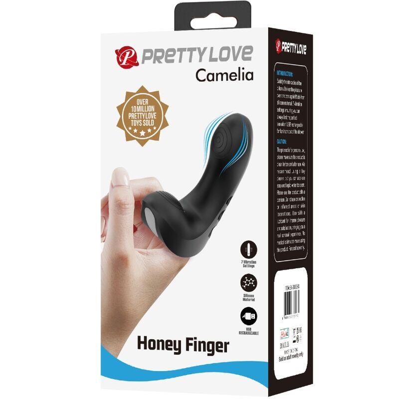 CAMELIA FINGER VIBRATOR 7 VIBRACIJ ČRNA