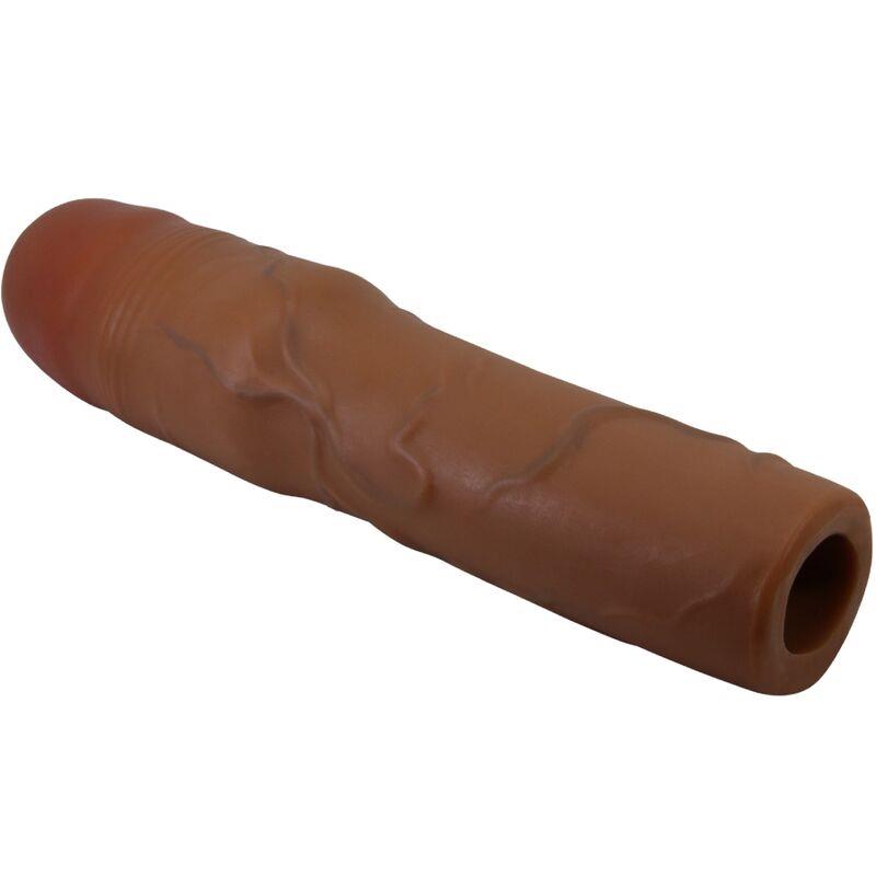KYLIAN PENIS SLEEVE WITH 7.6 CM EXTENSION MULATTO