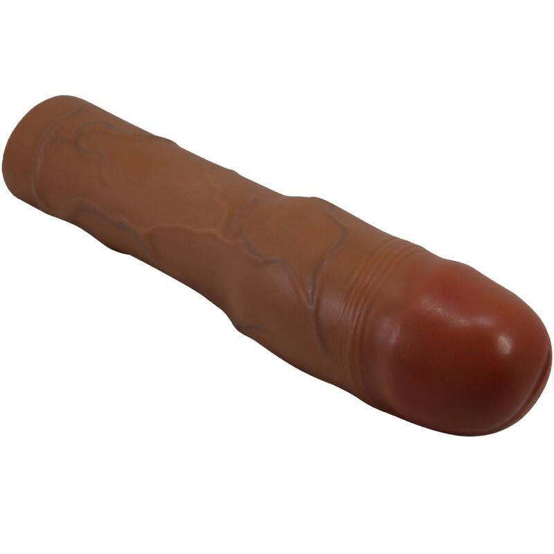 KYLIAN PENIS SLEEVE WITH 7.6 CM EXTENSION MULATTO