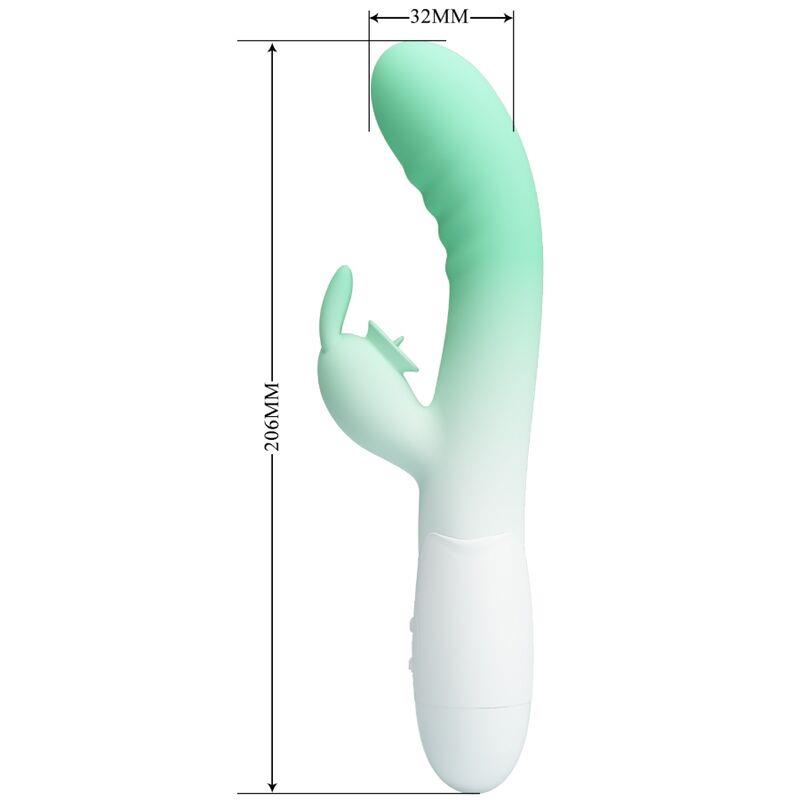 CERBERUS RABBIT VIBRATOR 3O VIBRATIONS GREEN