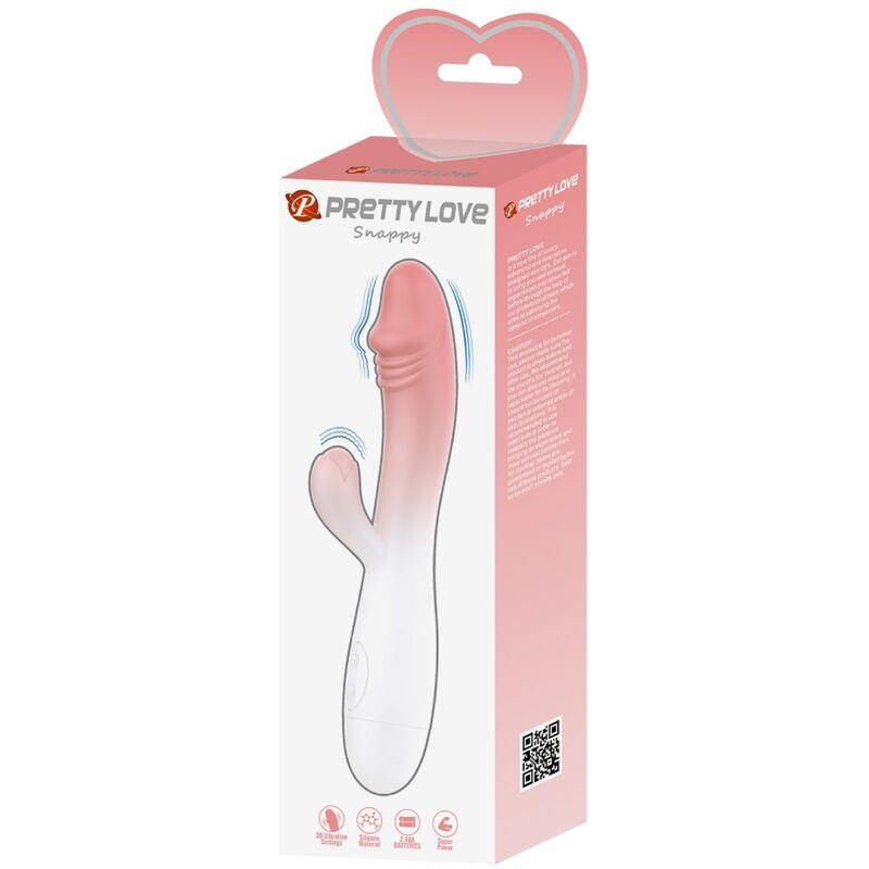 SNAPPY RABBIT VIBRATOR 30 VIBRATIONS PINK