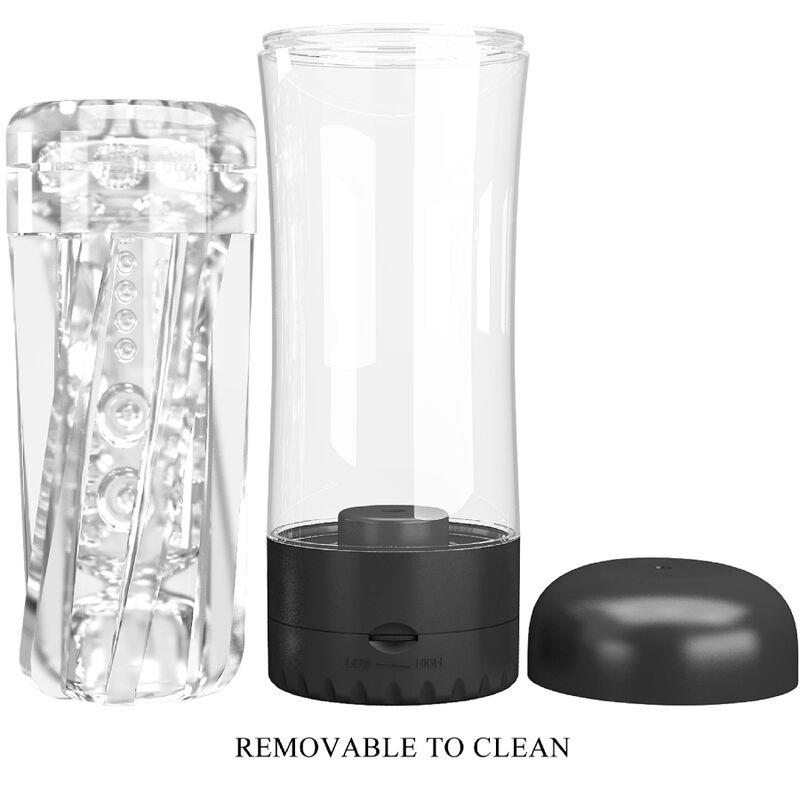 TAMARA MALE MASTURBATOR MULTI-SPEED VIBRATOR BLACK