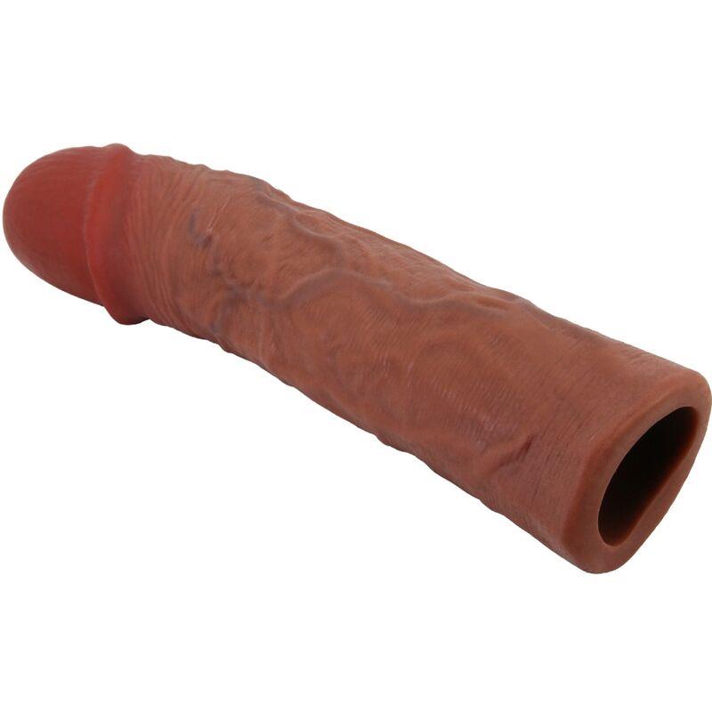 DEREK PENIS SLEEVE WITH 7.6 CM EXTENSION MULATTO