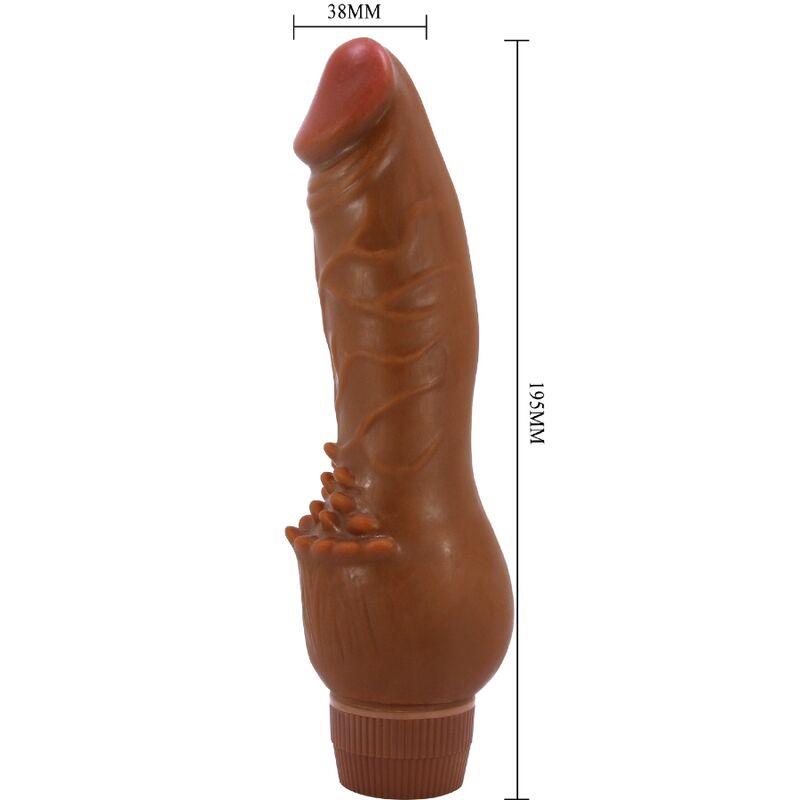 BARBARA REALISTIC VIBRATOR 19.5 CM MULATTO