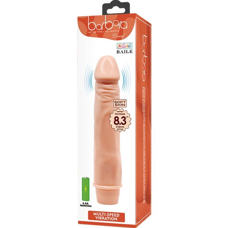 DWARF REALISTIC VIBRATOR 21 CM FLESH