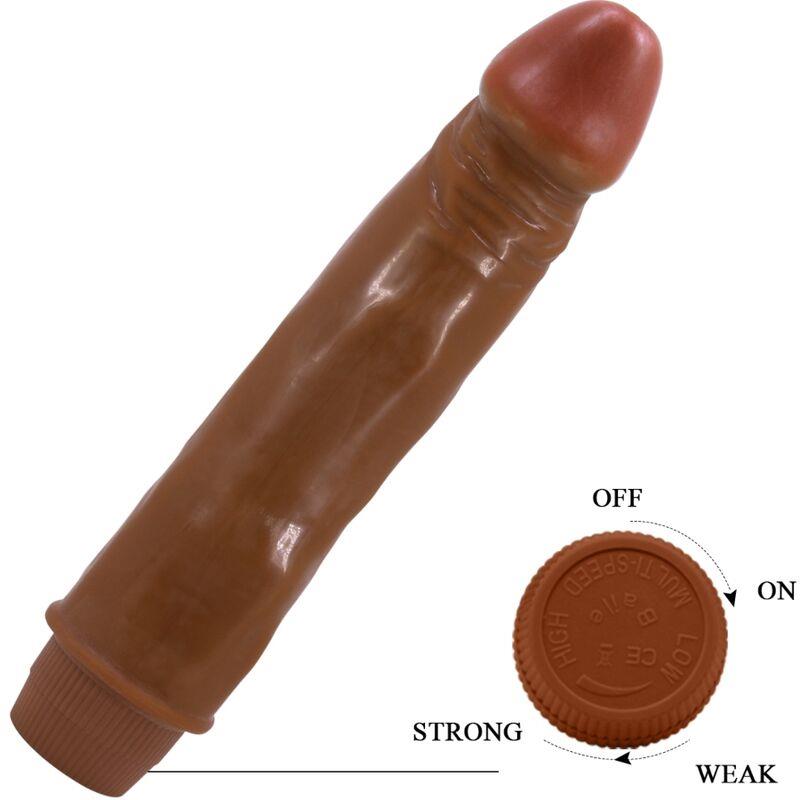 DWARF REALISTIC VIBRATOR 21 CM MULATTO