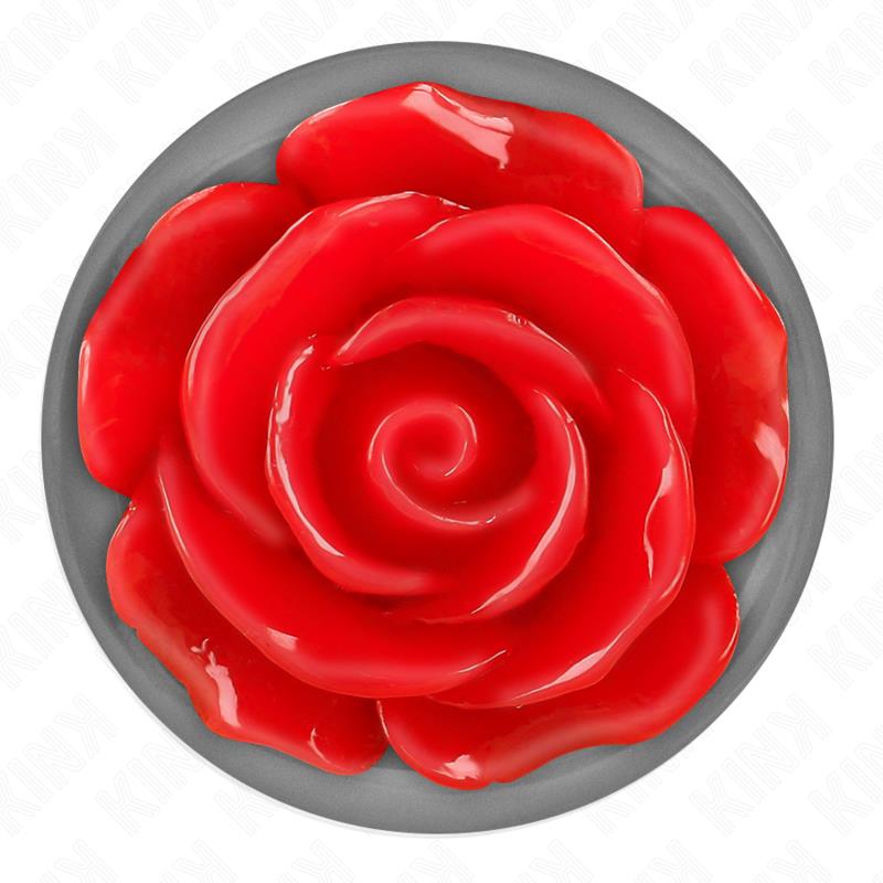 PLUG ANAL ROSE RED SIZE M