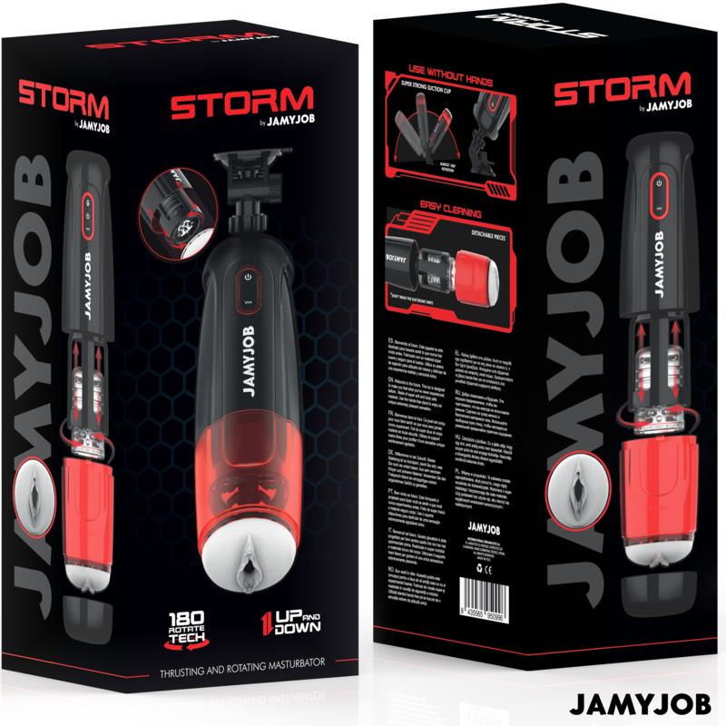 STORM AUTOMATIC VAGINA MASTURBATOR 10 ROTATION AND THRUST MODES