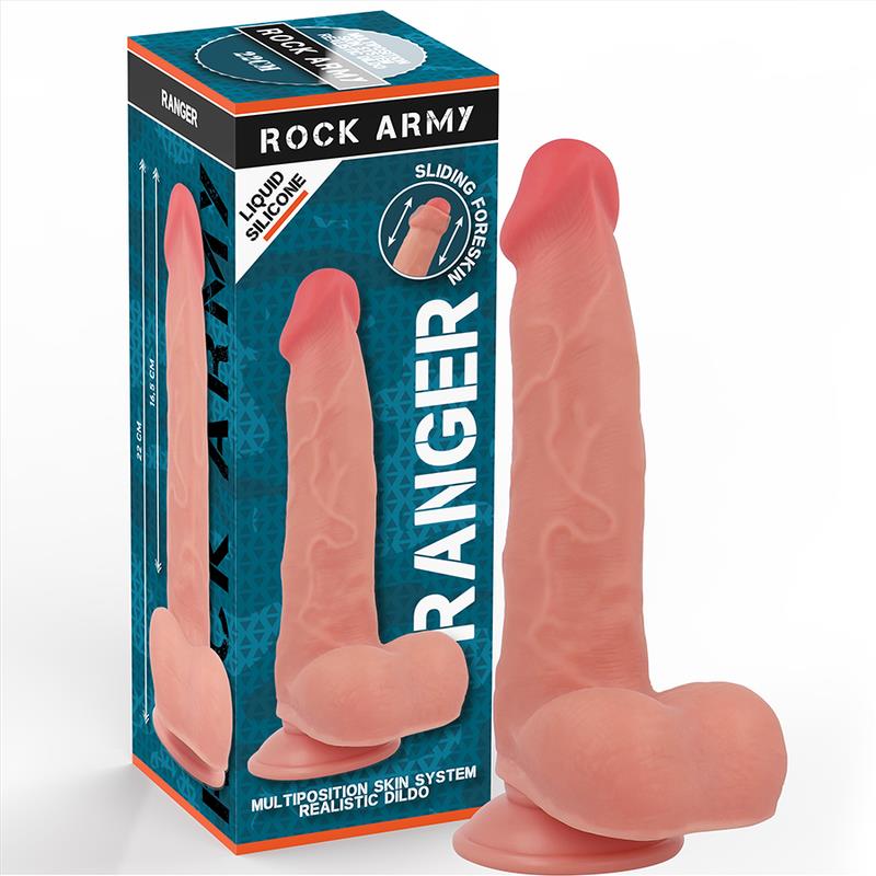 LIQUID SILICONE RANGER 22 CM -O- 3.6 CM