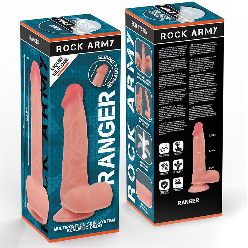 LIQUID SILICONE RANGER 22 CM -O- 3.6 CM