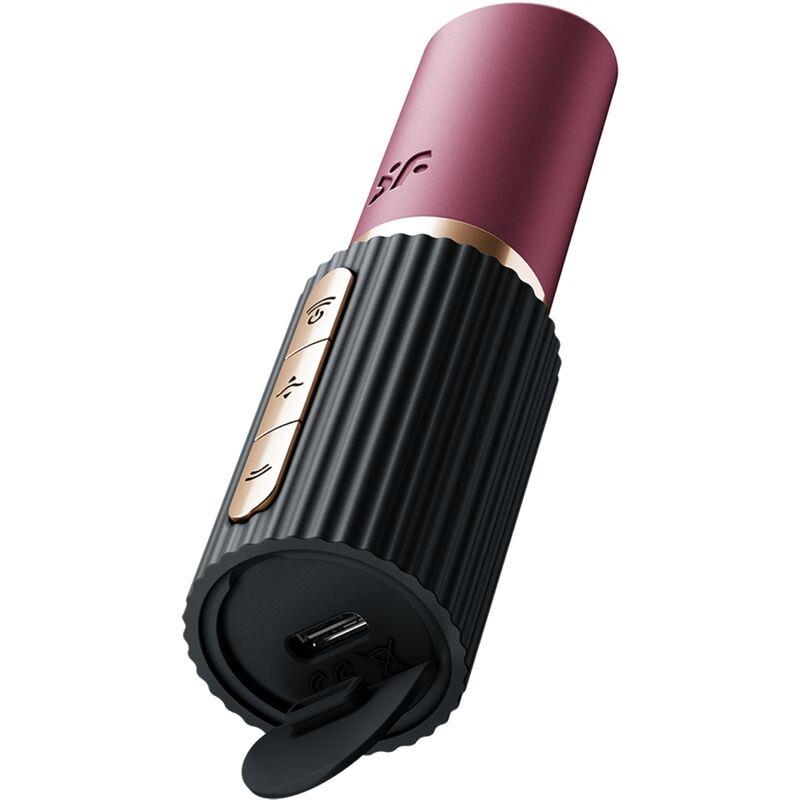 PRO 2 KISS WAVE CLITORIS STIMULATOR GARNET / BLACK