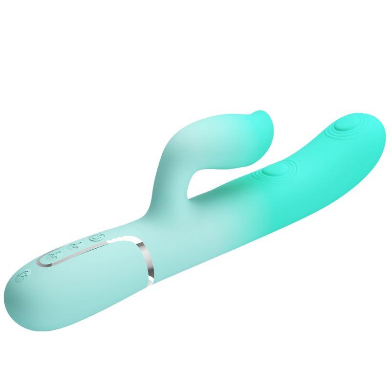 GIGI MULTIFUNCTION RABBIT VIBRATOR AQUA GREEN