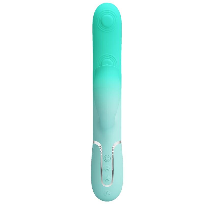 GIGI MULTIFUNCTION RABBIT VIBRATOR AQUA GREEN