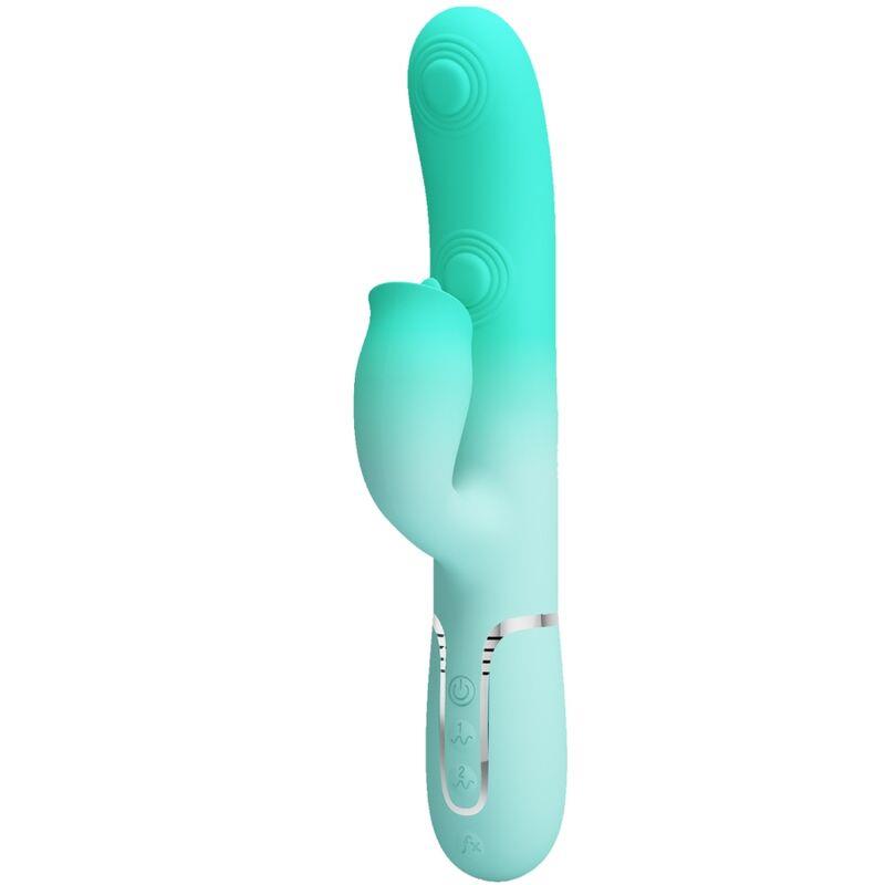 GIGI MULTIFUNCTION RABBIT VIBRATOR AQUA GREEN