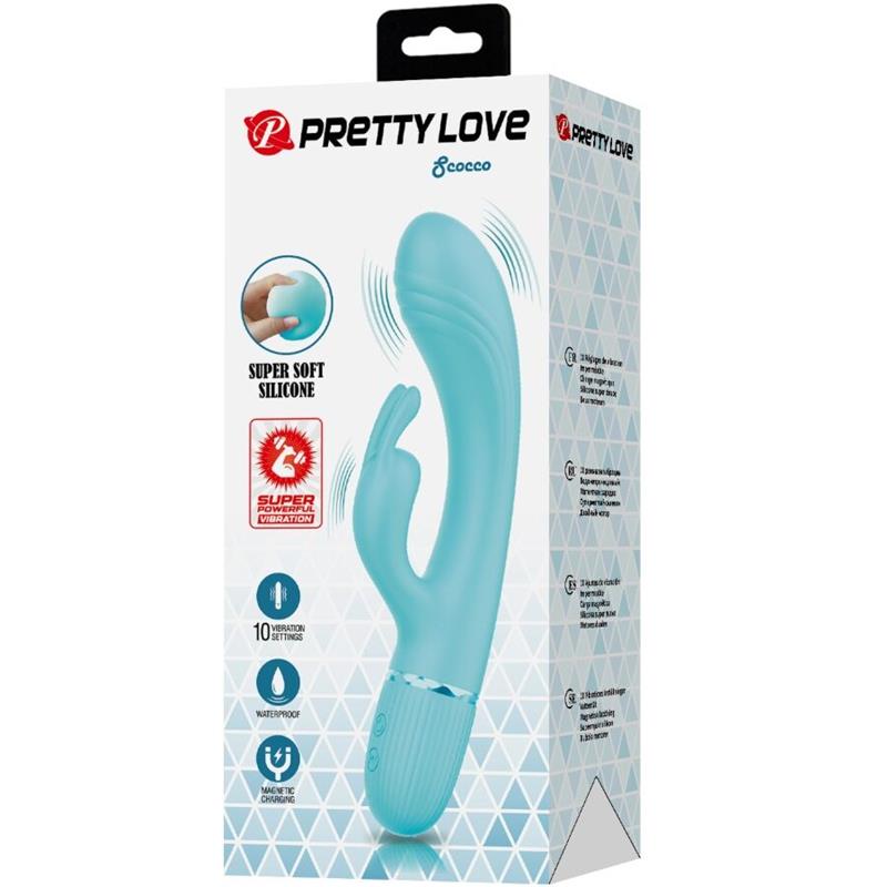 SCOCCO VIBRATOR RABBIT TURQUOISE