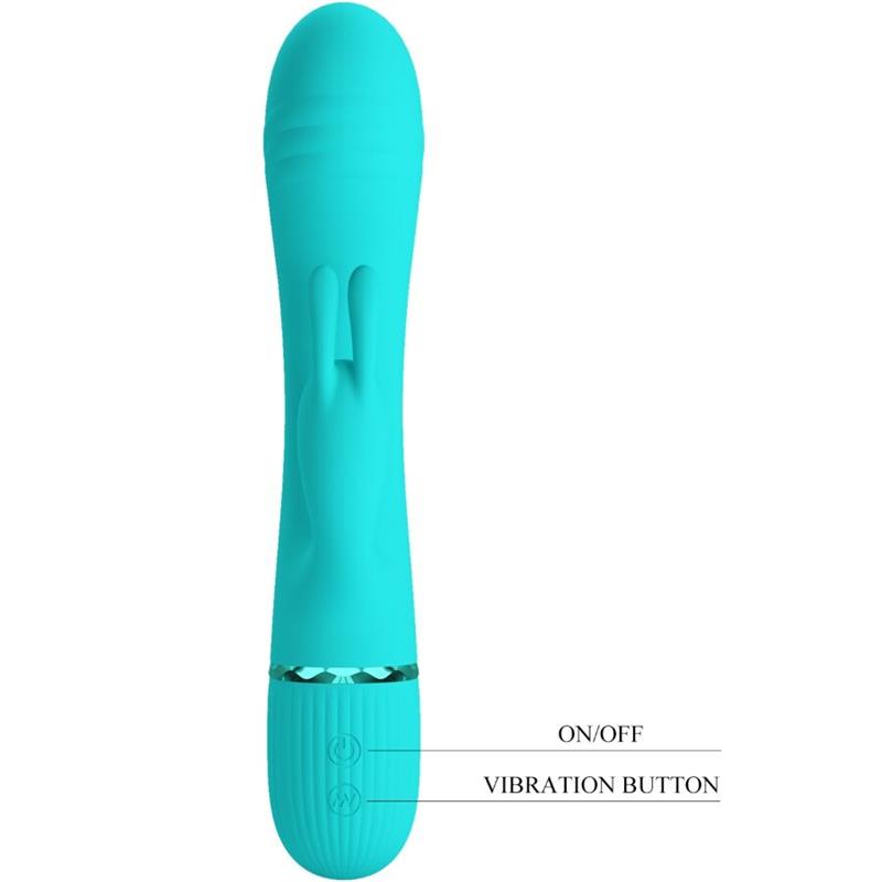 SCOCCO VIBRATOR RABBIT TURQUOISE