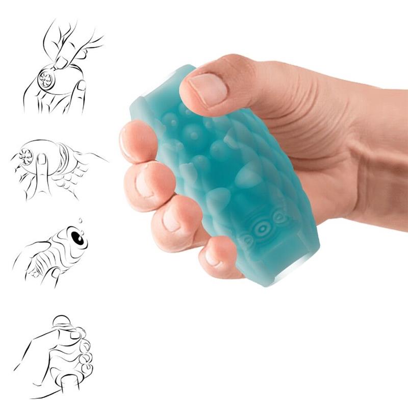 ATHENA EROS SILICONE MALE MASTURBATOR SKY BLUE