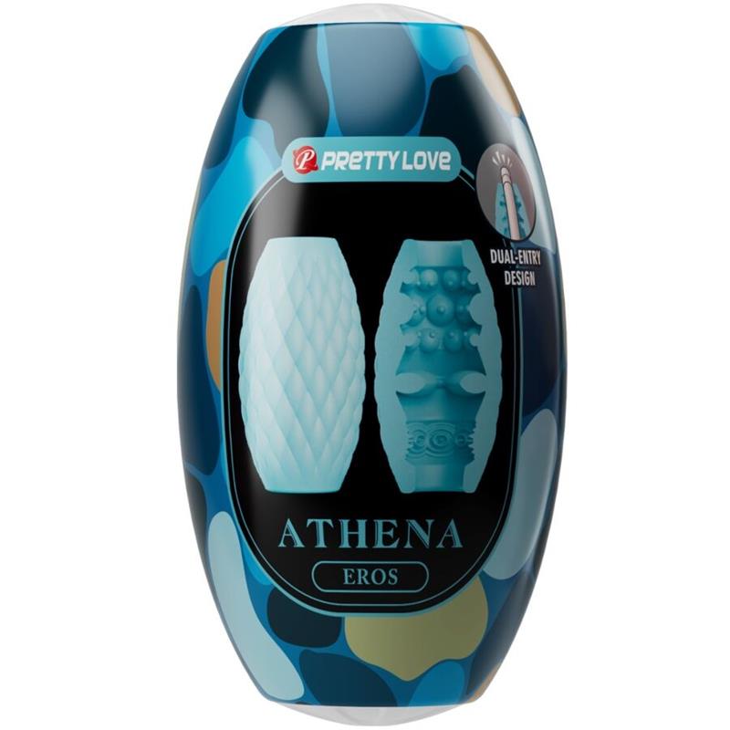 ATHENA EROS SILICONE MALE MASTURBATOR SKY BLUE