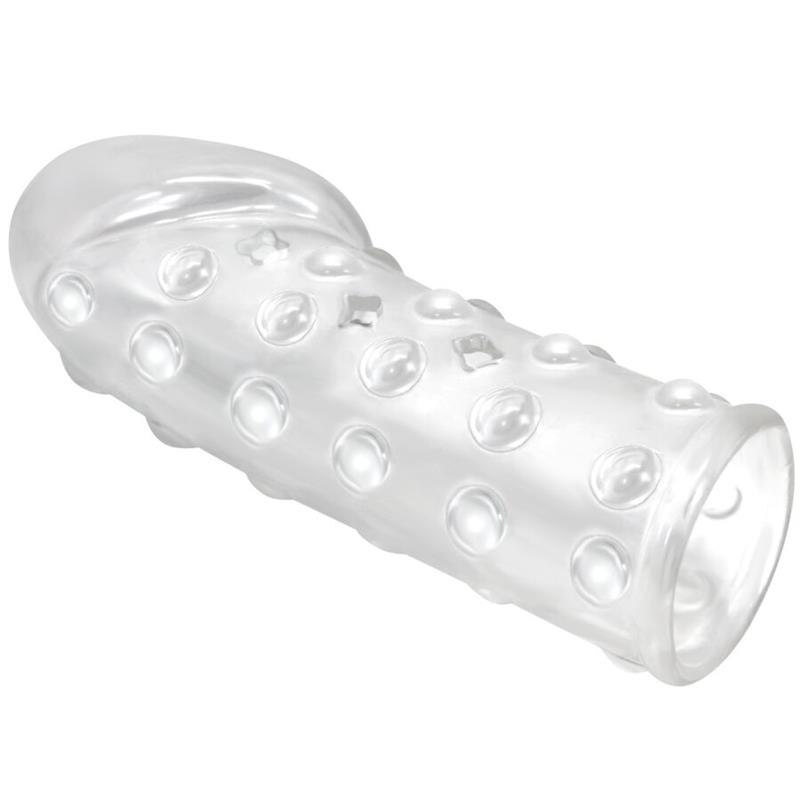 TIGHT AND VOLUMIZING PENIS SLEEVE TRANSPARENT