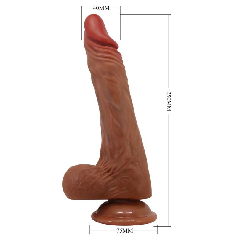 CALISTO REALISTIC DILDO 24 CM FLESH