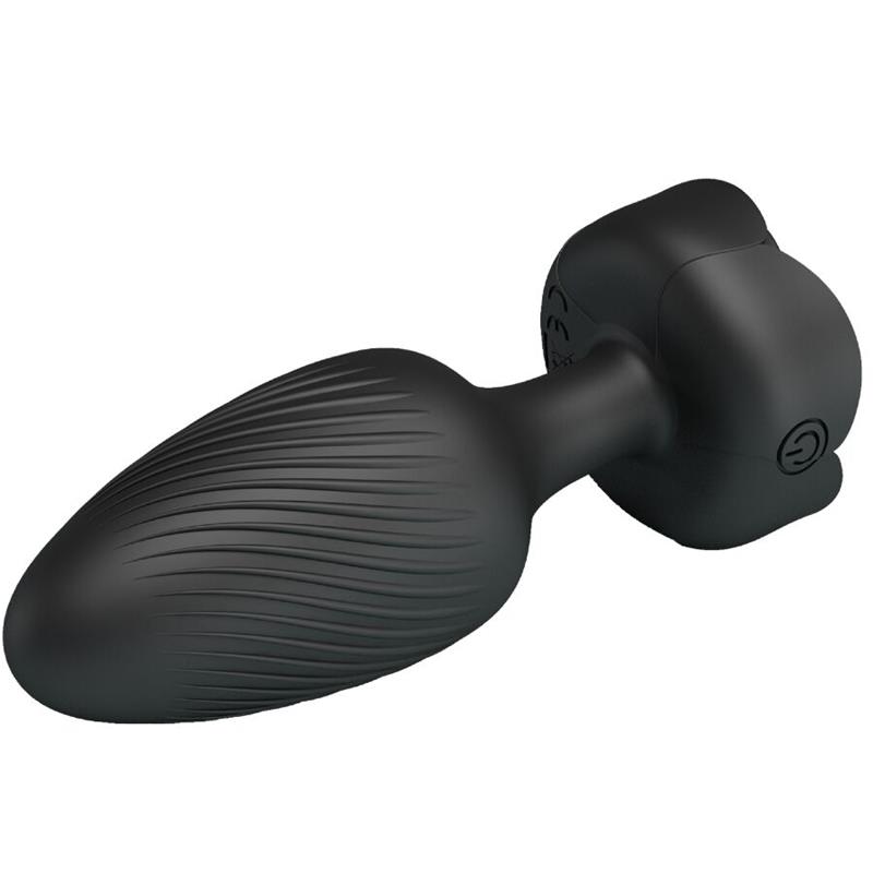 OSBORN ANAL PLUG WITH  LED LIGHT BLACK 9.8 CM