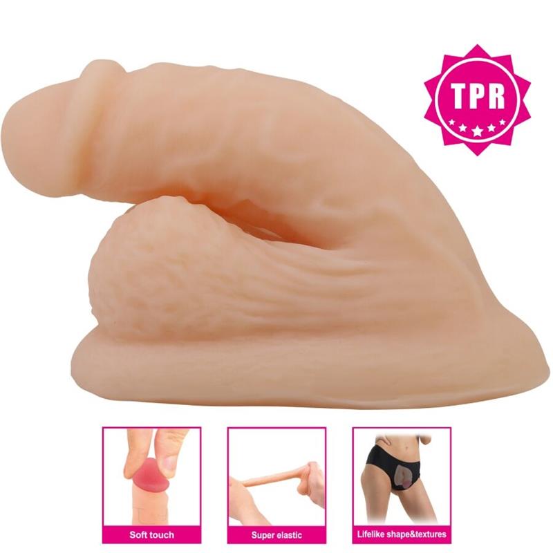 WILDON ULTRA REALISTIC AND ELASTIC DILDO 10 CM NATURAL