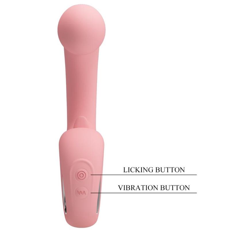 ERYNNYES G-SPOT VIBRATOR + CLITORIS STIMULATOR 10 VIBRATIONS PINK
