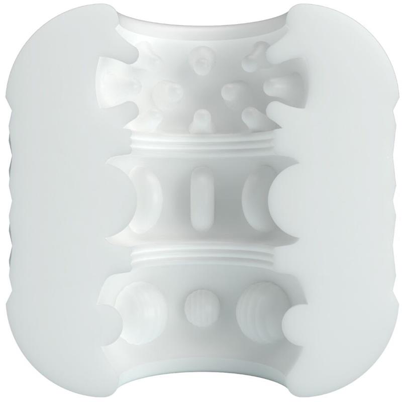 CRYSTLE MALE MASTURBATOR WHITE